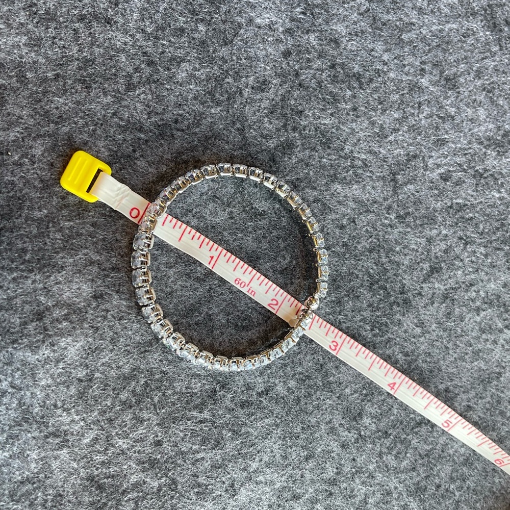 Austrian Rectangle Crystal Adjustable Bangle - image 6